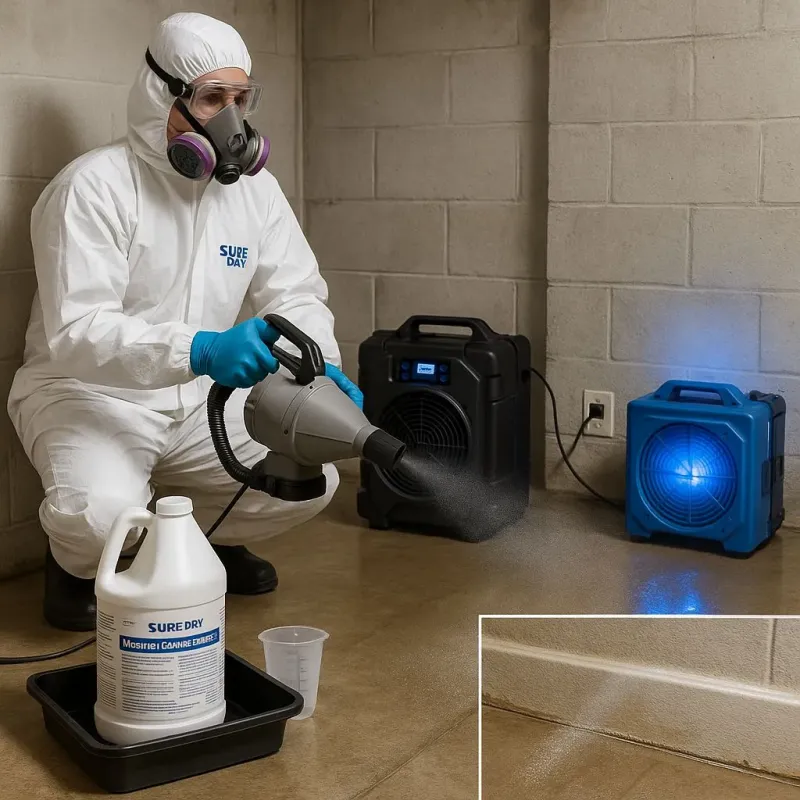 Sanitization and Odor Removal process in Cache, OK